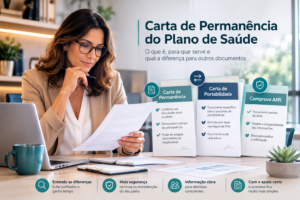 Carta de Permanência, Carta de Portabilidade e Comprova ANS